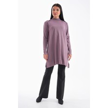 Düğme Detaylı Vanezya Tunik