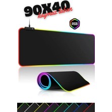 Sarftech Rgb Mouse Pad LED Işıklı Speed Yüzey Siyah Renk Gaming Mouse Pad 90X40CM