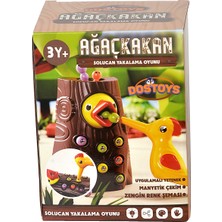Dostoys Ağaçkakan Oyuncak - 3 Yaş ve Üzeri Çocuklar Için El-Göz Koordinasyonu ve Eğitici Manyetik Oyuncak
