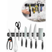33 cm Mıknatıslı Duvar Bıçak Askısı Standı Güçlü Mıknatıs Bıçaklık Alet Edavat Organizer