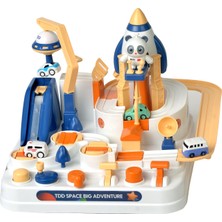 Dostoys Uzay Macerası - 3 Yaş ve Üzeri Çocuklar Için Mekanik Yarış Pisti ve Eğitici Oyuncak Seti