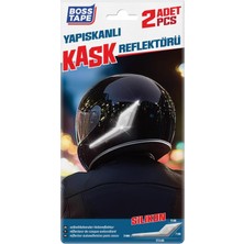 Reflektörlü Silikon Kask Uyarı Şeritleri 3mm Et Kalınlığı