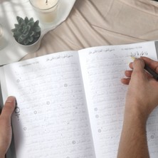 Gölgeli Kuranı Kerim ve Yazı Mushafı El Yazısı Pratik Kitabı
