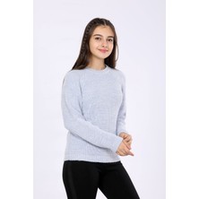 Kurgan Tekstil Kız Çocuk Regular Fit Basic Triko Kazak 4-13 Yaş