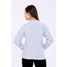 Kurgan Tekstil Kız Çocuk Regular Fit Basic Triko Kazak 4-13 Yaş