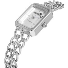 Polo Air Vintage Zincir Kordon Kadın Kol Saati Gümüş PL-1503B2X