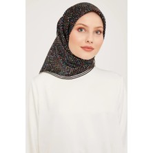 Armine Sura Ipek Eşarp Siyah