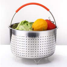 Lianghao Shopb 8qt Stili 304 Paslanmaz Çelik Pirinç Pişirme Buhar Sepeti Quart Basınç Tencere Anti-Yakma Buharlı Makarna Çok (Yurt Dışından)
