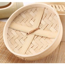 Lianghao Shopb 24CM 2 Katlı 1 Kapak Stili Bambu Buharlı Balık Pilav Sebze Atıştırma Sepeti Seti Mutfak Pişirme Araçları Kafes Veya Kafes Kapağı Pişirme Tenceresi Pişirme (Yurt Dışından)