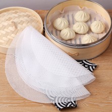Lianghao Shopb 25CM Tarzı Yapışmaz Buharlı Mat Dim Sum Aracı Gıda Sınıfı Silikon Yeniden Kullanılabilir Restoran Mutfak Altı Buharlı Matı Mutfak Pişirme Aksesuarları (Yurt Dışından)