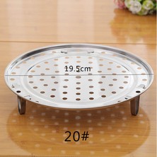 Lianghao Shopb 19.5cm Tarzı Paslanmaz Çelik Üçgen Buharlı Raf Suya Dayanıklı Buharlı Buharlı Tepsi Çok Fonksiyonlu Dayanıklı Ev Buharlı Raf Mutfak Aksesuarları (Yurt Dışından)