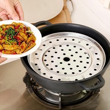 Lianghao Shopb 19.5cm Tarzı Paslanmaz Çelik Üçgen Buharlı Raf Suya Dayanıklı Buharlı Buharlı Tepsi Çok Fonksiyonlu Dayanıklı Ev Buharlı Raf Mutfak Aksesuarları (Yurt Dışından)