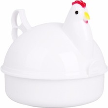 Lianghao Shopb No.1 Tarzı Mutfak Yumurta Buharı Tavuk Şekilli Mikrodalga 4 Yumurta Kazanı Pişirici Yenilik Mutfak Pişirme Aletleri Buharlı Ev Aleti (Yurt Dışından)