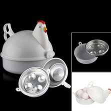 Lianghao Shopb No.1 Tarzı Mutfak Yumurta Buharı Tavuk Şekilli Mikrodalga 4 Yumurta Kazanı Pişirici Yenilik Mutfak Pişirme Aletleri Buharlı Ev Aleti (Yurt Dışından)