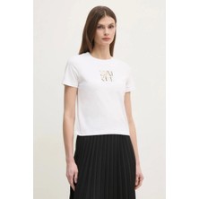 Calvin Klein Front Photo Graphıc Baby Tee