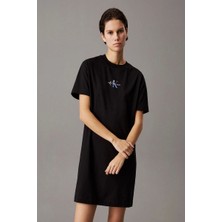 Calvin Klein Gradıent Monologo Tee Dress