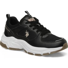 U.s. Polo Assn. Sorley Siyah Kadın Sneaker Spor Ayakakbı