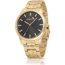 Polo Air Erkek Kol Saati Gold Siyah Renk PL-0918E5X
