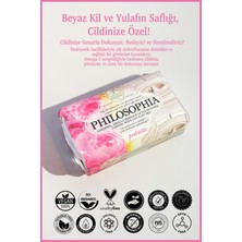 Nesti Dante Philosophia Prebiotic Katı Sabun 250 gr | Besleyici ve Nemlendirici |Beyaz Kil, Yulaf Sütü, Omega 3