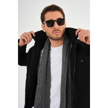 Alexandergardı Örgü Detaylı Atkı (E22-18842)