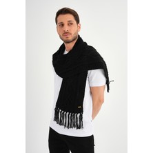 Alexandergardı Örgü Detaylı Atkı (E22-18842)