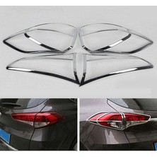 Hyundai IX35 Uyumlu 2010 Sonrası Arka Stop Kaplama Abs(Plastik) Krom