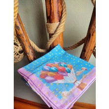 Hürrem Kız Çocuk Uçan Balon Temalı 80*80 cm Çocuk Eşarp