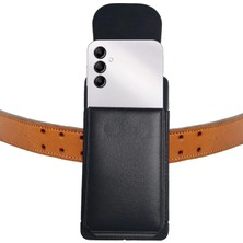 Exenar Galaxy A14 Uyumlu Kılıfı - Bel Kemer Kılıfı Kapaklı Mıknatıslı