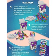 Do Toys Şanslı Penguen Kulesi Eğitici Zeka ve Aktivite Oyunu Eğlence Kutusu Eğitici Oyuncak