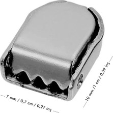 Hapshoe Ayakkabı Bağcık Klipsi Gümüş Metal 30 Adet