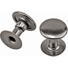 Hapshoe 5 mm 00 No Platin Renkli Perçin Rivet 30 Adet