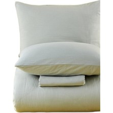 More Home Çift Kişilik  Pamuklu  Müslin Bez  Pike  245*265 Açık Yeşil