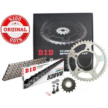 Dıd Suzuki DRZ400 S Zincir Dişli Seti (2000-2019) O-Ringli Zincir (Çelik Renk)