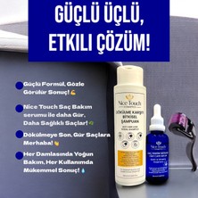 NİCE TOUCH KOZMETİK1 Adet Saç Serum , Saç Vitamini+ 1 Adet Dermarroler+1 Adet Şampuan