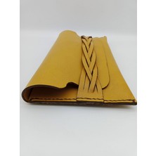 İstanbul Sandalet Clutch Çanta Doğal  Deri El Yapımı Portföy Abiye Kadın Çantası Istanbul Sandalet