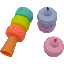6 Renkli Makaron Fosforlu Kalem - High Lihgter