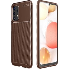 ZORE Galaxy A32 4g Kılıf Zore Negro Silikon Kapak-Kahverengi