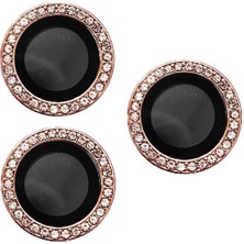 iPhone 14 Pro Uyumlu Zore Cl-06 Kamera Lens Koruyucu-Rose Gold