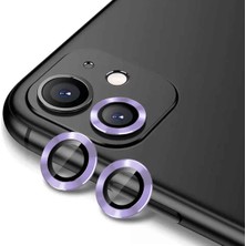 ZORE Apple iPhone 12 Uyumlu Cl-12 Premium Safir Parmak Izi Bırakmayan Anti-Reflective Kamera Lens Kor