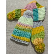 CraftLoom Lastik Örgü Atkı Bere Takımı