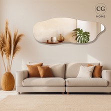 Cg Home Natura Boy Aynası, Asimetrik Ayna,  Asimetrik Boyayna, Duvar Aynası