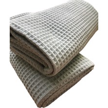 Kido & Kidos Kido&kidos Bebek 100 x 100 Mint Waffle PIKE.%100 Pamuk Bebek Pike Örtü