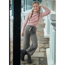 Mayoral Kız Çocuk Jakarlı Pantolon Gri 7552