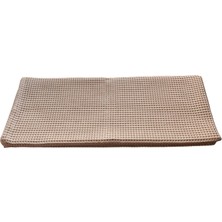 Kido & Kidos Bebek Bej 100 x 100 Waffle Pike % 100 Pamuk Oeko-Tex Sertifikalı Bebek Pike Örtü