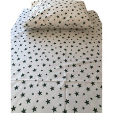 Bebek Çocuk Çarşaf 110 X140 cm ve Yastık Kılıfı Takımı %100 Pamuk Poplin Kumaş