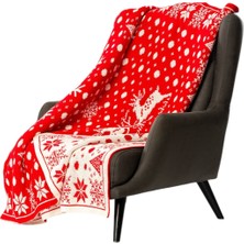 Woolhome Triko Koltuk Şalı Çift Taraflı 170X130