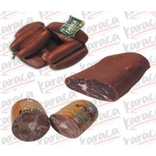 Karaca Yöresel Evlik Sucuk 250 gr, Antrikot Pastırma 250 gr, Blok Dana Kavurma 250 gr