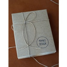 Mimas Design Ayıcık Çanta Süsü  Deri El Yapımı Sevgililer Günü Hediyesi