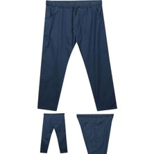 Maruf Shop Erkek Büyük Beden 100-180 Kilo Arası İçin Uygun Bağcıklı Likralı Boru Paça Kot Pantolon