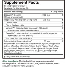 Futurebiotics Veinfactors, Diosmin 90 Vegetarian Capsules.made In Usa
